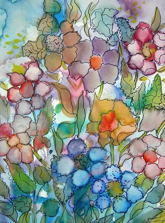 Blumen (Aquarell)