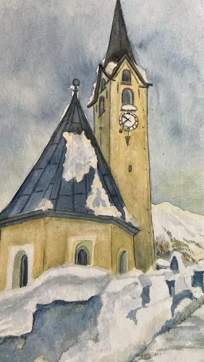 Guarda (Aquarell)