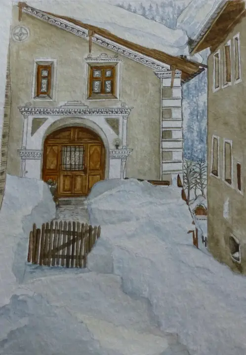 Ardez (Aquarell)