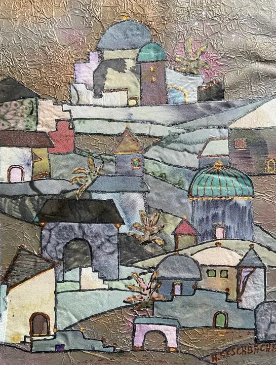 Seidencollage (Collage)