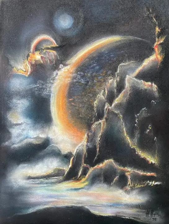 ohne Titel (Pastellkreide)