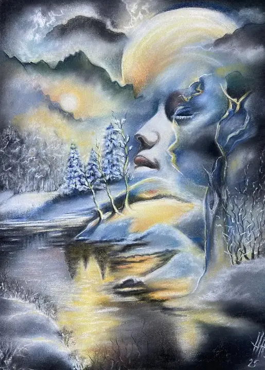 Pastellkreide von Helena Aeschbacher-Joos